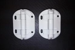 Fortitude Railing Non Sprung Heavy Duty Hinges (pair Black Or White) Decking Balustrades