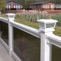 Deck Supermarket Limited Deck & Railing Lights Premium Solar Post Cap - White Or Tan 9 Deck Supermarket Limited Deck & Railing Lights Premium Solar Post Cap - White Or Tan