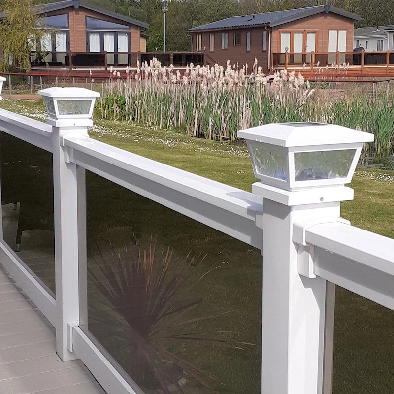 Deck Supermarket Limited Deck & Railing Lights Premium Solar Post Cap - White Or Tan 6 Deck Supermarket Limited Deck & Railing Lights Premium Solar Post Cap - White Or Tan