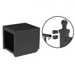 Fortitude Railing Fortitude 25mm Choice Universal Bracket X 4 With Fixings Decking Balustrades