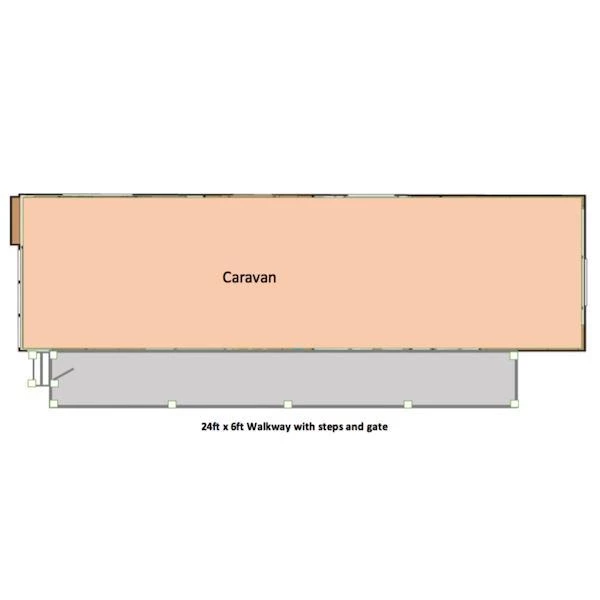 Deck Supermarket 24' X 6' Side Patio Superior Kit Form Deck With Steps & Gate 4 Deck Supermarket 24' X 6' Side Patio Superior Kit Form Deck With Steps & Gate