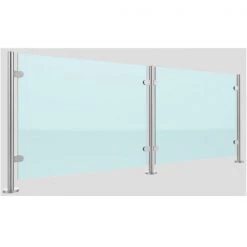 Pro Railing Stainless Steel & Toughened Glass Balustrade (no Handrail) Decking Balustrades