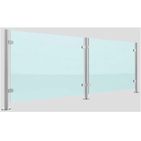 Pro Railing Stainless Steel & Toughened Glass Balustrade (no Handrail) Decking Balustrades 3 Pro Railing Stainless Steel & Toughened Glass Balustrade (no Handrail) Decking Balustrades