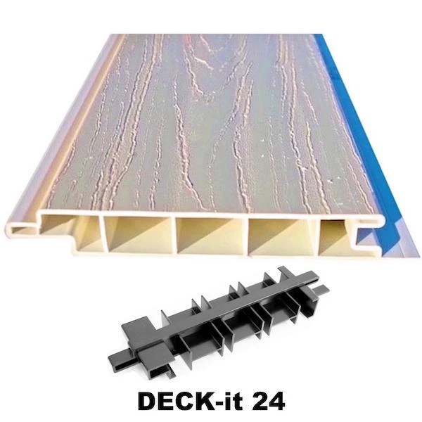 Deck It UPVC Decking Board Deck-it 24 UPVC Deck Boards (5 Pack-2.17 Sqm) Inc. 5 Joiners & 45 X 40mm Screws 3 Deck It UPVC Decking Board Deck-it 24 UPVC Deck Boards (5 Pack-2.17 Sqm) Inc. 5 Joiners & 45 X 40mm Screws