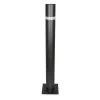 Deck Supermarket Limited Decking Balustrades Mild Steel Bollard - 1000mm High X 100mm Primer Painted Black (Bolt-Down)