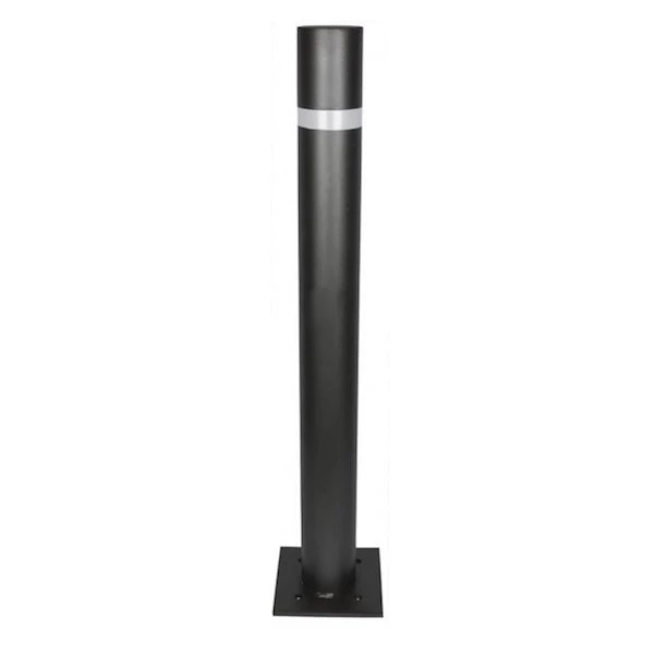 Deck Supermarket Limited Decking Balustrades Mild Steel Bollard - 1000mm High X 100mm Primer Painted Black (Bolt-Down) 3 Deck Supermarket Limited Decking Balustrades Mild Steel Bollard - 1000mm High X 100mm Primer Painted Black (Bolt-Down)