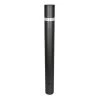 Deck Supermarket Limited Decking Balustrades Mild Steel Bollard - 1000mm High X 100mm Primer Painter Black (Concrete-In)