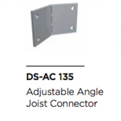 Rynodeck Deck Framing & Substructure Aluminium Joist 135° Bracket