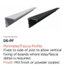 Rynodeck Aluminium Perimeter/Fascia Profile 3600mm Deck Framing & Substructure