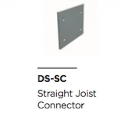 Rynodeck Aluminium Joist Straight Connector Deck Framing & Substructure