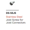 Rynodeck Deck Framing & Substructure Aluminium Joist Bracket Screws 13mm (Pack200) 2 Rynodeck Deck Framing & Substructure Aluminium Joist Bracket Screws 13mm (Pack200)