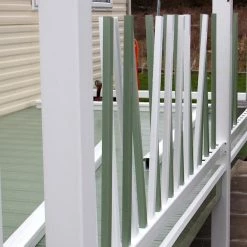 Super Rail UPVC Picket Decking Balustrades