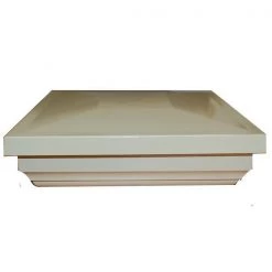 Super Rail UPVC New England Post Cap Decking Balustrades