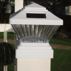 Deck Supermarket Limited Deck & Railing Lights Economy Solar Post Light - White