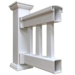 Super Rail UPVC Balustrade Decking Balustrades