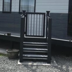 Decking Balustrades Super Rail Premium Foiled Gate With Composite Hinges & Lockable Latch 10 Decking Balustrades Super Rail Premium Foiled Gate With Composite Hinges & Lockable Latch