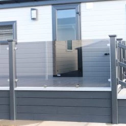Deck Supermarket Toughened Balustrade Safety Glass 10mm Tinted/Satinised Deck Supermarket
