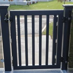 Decking Balustrades Super Rail Premium Foiled Gate With Composite Hinges & Lockable Latch