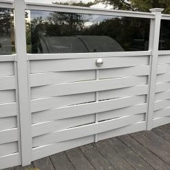 Super Rail SuperRail Basket Weave Fencing Panel Length-1800mm Decking Balustrades