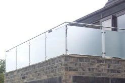 Deck Supermarket Toughened Balustrade Safety Glass 10mm Tinted/Satinised Deck Supermarket