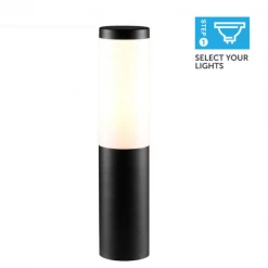 Ellumiere Bollard Light Black Deck Post & Bollard Lighting