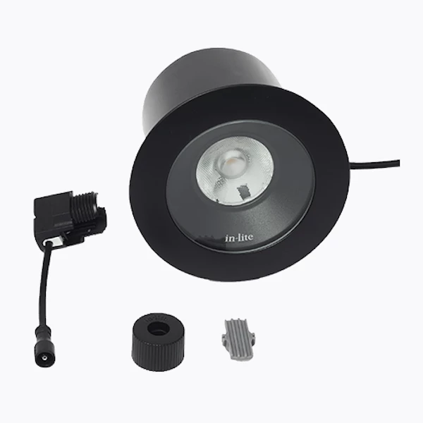 Deck & Railing Lights In-lite Nero Ground Spot Light 12 Volt 3 Deck & Railing Lights In-lite Nero Ground Spot Light 12 Volt