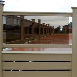 Deck Supermarket Toughened Balustrade Safety Glass 10mm Tinted/Satinised Deck Supermarket