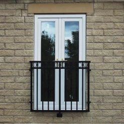 Fortitude Railing Fortitude Juliet Balcony Zinc Metal Railings, Posts Accessories