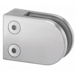Pro Railing Stainless Steel Flat Backed Glass Clamp 316L 8-12mm