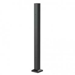 Fortitude Railing Metal Railings, Posts Accessories Fortitude Contemplation Posts Pre Drilled To Take Glass Clamps