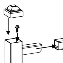 Fortitude Railing Gate Kit H 1048mm With Fixings