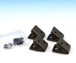 Fortress Railing FE26-UB-05-1.25'' Angle Adapter Black Sand (Bag Of 4) Decking Balustrades