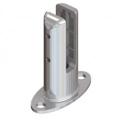 Pro Railing Glass Spigot Base Fix With Cover Decking Balustrades