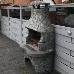 Super Rail Section With 10mm Grey Toughened Safety Glass Infill Panel Decking Balustrades