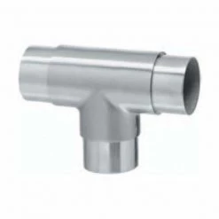 Pro Railing Decking Balustrades Long Tee 48.3mm 316L Stainless Steel