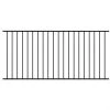 Deck Supermarket Deck Supermarket Railing Panel - For 1200mm High Fence 2400 X 1100mm With 16mm Tube - Black