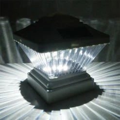 Deck Supermarket Limited Deck & Railing Lights Economy Solar Post Light - White