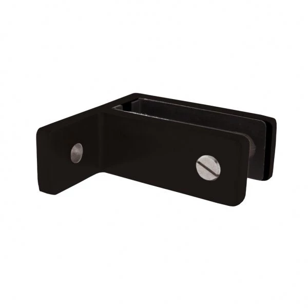 Pro Railing Wall Bracket Glass Stiffener BZP Matt Black 3 Pro Railing Wall Bracket Glass Stiffener BZP Matt Black